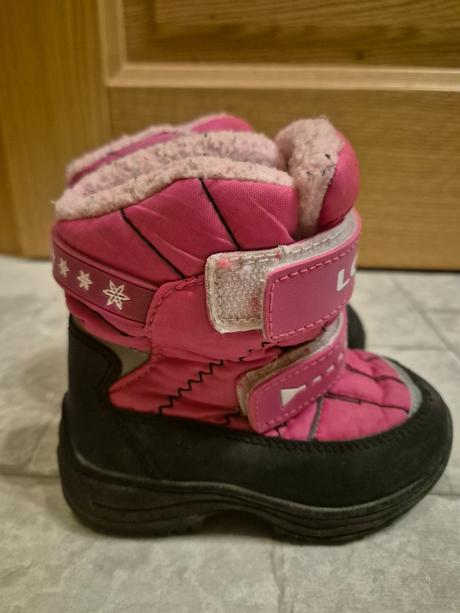 Ružová zimná obuv pre dievča 23, loap,23