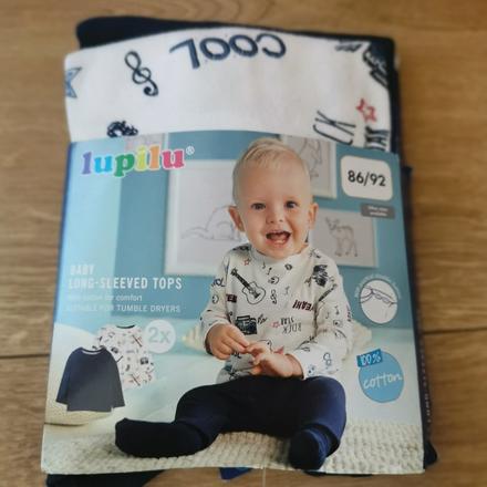 2x tričko pre chlapcov, lupilu,86