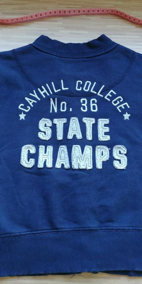 "vysokoskolska" mikina pre krpcov, h&m,98