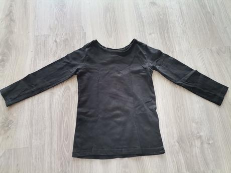 Dievčenské čierne tričko, dopodopo,98