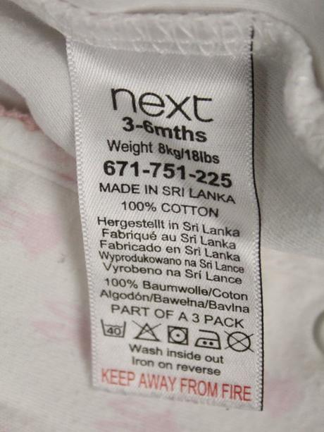 3-6 mes. jarný balík dievčenského oblečenia next a, 68–80