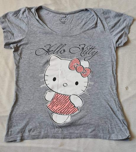 Bavlnené tričko hello kitty, s
