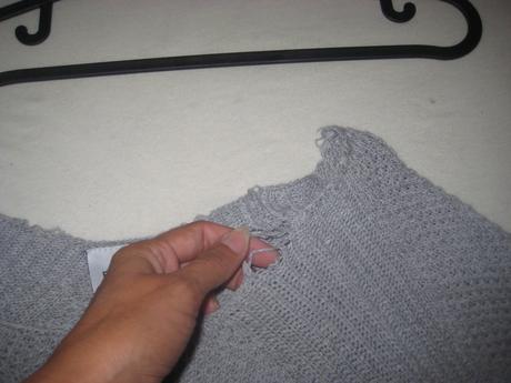 Sedy lezerny pulover, s