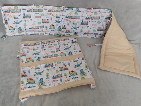 Mantinel do postieľky, šírka (cm): 40