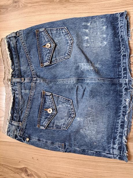 Riflová sukňa modrá, next,s