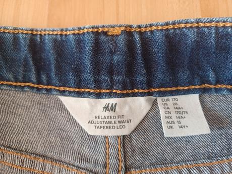 Tmavomodré rifle h&m, h&m,170