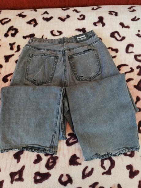 Dámske rifle denim, veľ.m rozmery pridané, stav ak, denim,m