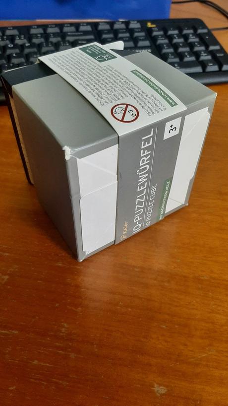 Iq puzzle drevená kocka, 