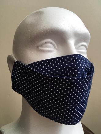 Dvojvrstvové bavlnené rúško,,špeciálny strih",