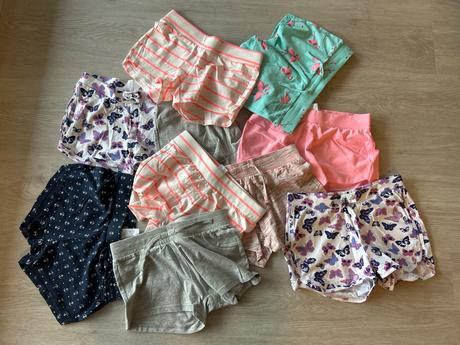 Dievcenske bavlnene sortky vel. 134, palomino,134