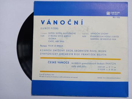 Sp vianočné evangelium a koledy platňa,