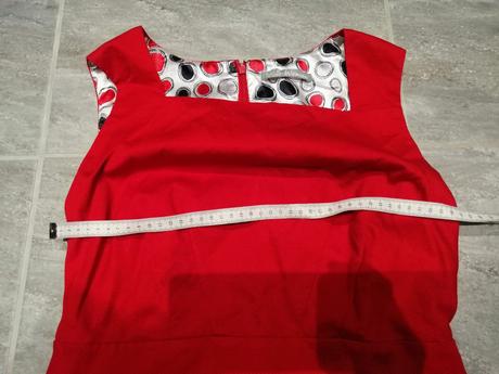 Červené puzdrové šaty mas, marks & spencer,38