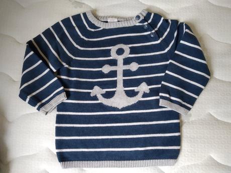 Námornícky sveter, h&m,86