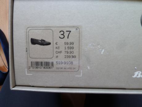 Dámske topánky baťa, baťa,37