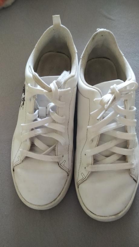 Biele tenisky s jednorozcom, h&m,37