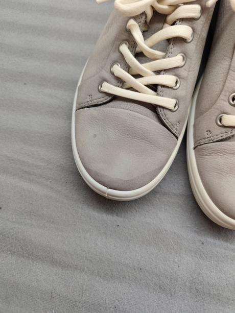 Ecco 41 - dámske kožené sivé topánky, ecco,41