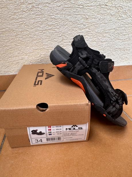 Detské športové sandále mols, 34