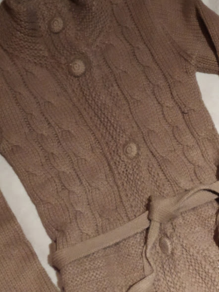 Hrubý dlhý sveter, old navy,134