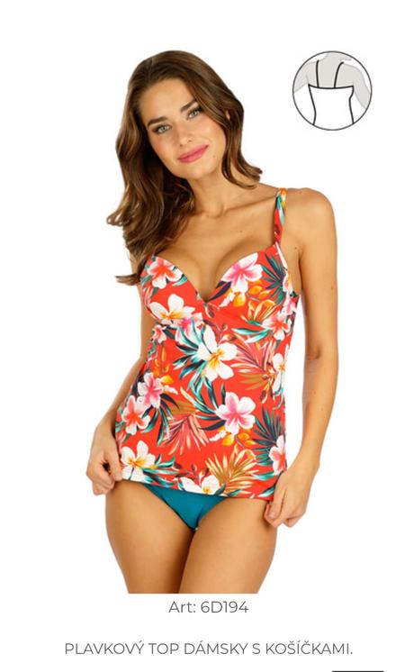 Tankiny top, litex,44