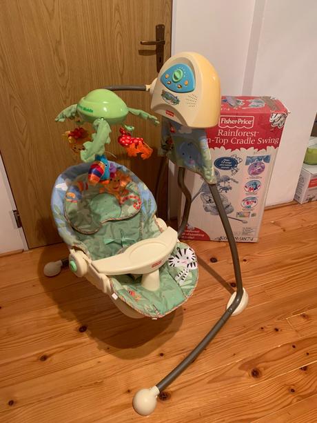Fisherprice rainforest detska hojdacka pre babatka,