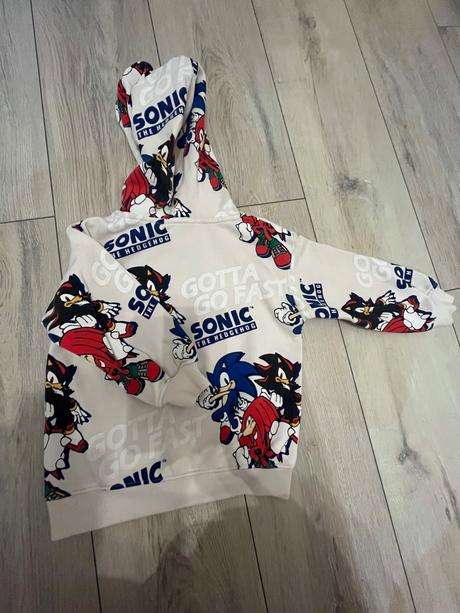 Mikina sonic, h&m,98