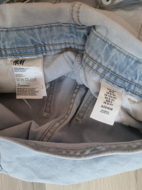 Džínsové kraťasy h&m, h&m,134