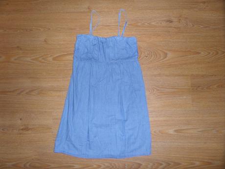 Rifľová tunika, denim,m