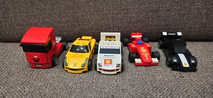 Lego autíčka shell, 