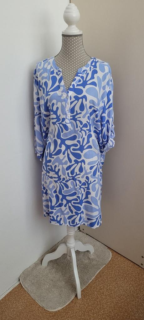 Dlhý top vzorovaný, xxl