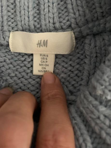 Hruby pulover, h&m,m