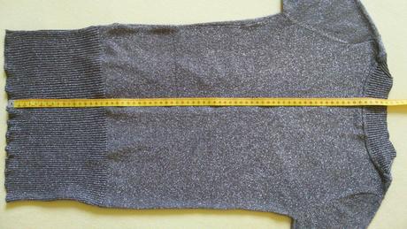 Striebristý top /minišaty, vero moda,xs