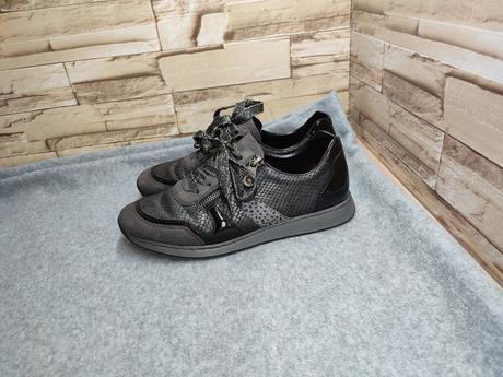 Rieker 38 - dámske šedé topánky, rieker,38