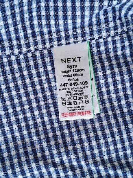 Košeľa dlhý rukáv, velk.128, zn.next, next,128