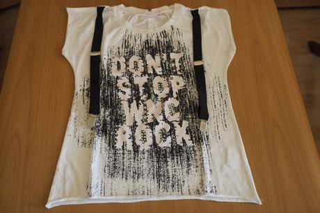 Dievčenské letné tričko s trakmi, wenice,128