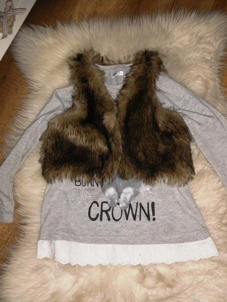 Málo nosená trendy vestička-bolerko moderná, h&m,140