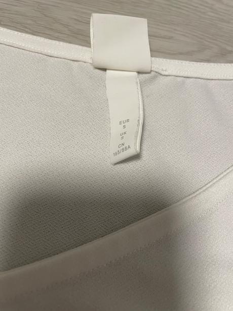 Biele tricko ., h&m,s