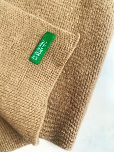 Kašmírový šál benetton, benetton,xl