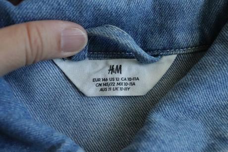 Rifľová bunda h&m, h&m,146