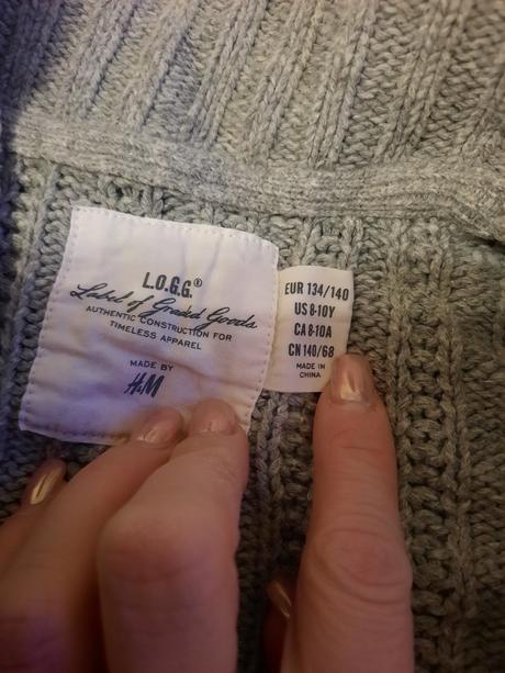 Krásna vesta 134/140, h&m,134