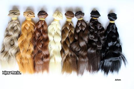 Vlasy pre handmade tvorbu,