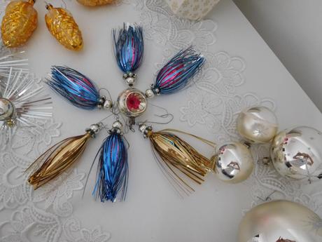 Retro vianočné ozdoby,,