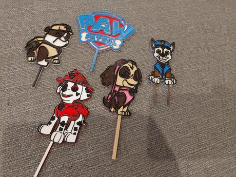 Zápichy na tortu lapkova patrola, 