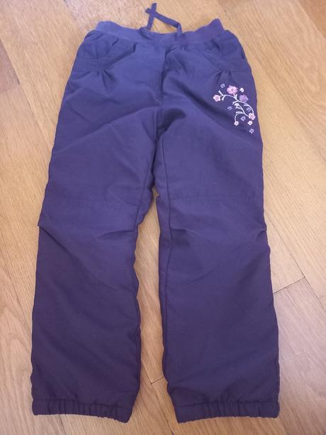 Mierne oteplené nohavice, palomino,122