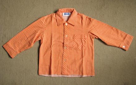 Oranžová flanelová košeľa, 92