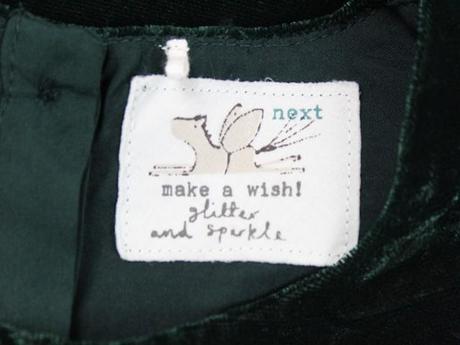 -zamatové šaty s kvietkami next veľ. 4-5 r. a, next,110