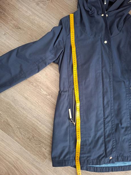 Tmavomodra bunda parka neprefukajuca, street one,m