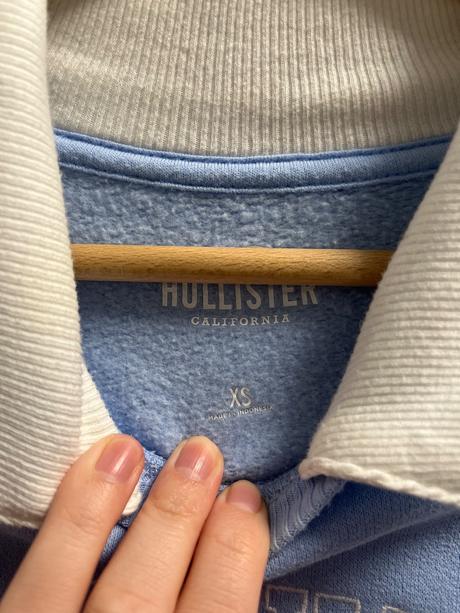 Mikina v babyblue farbe, hollister,xs