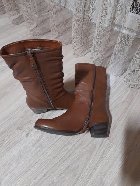 Kozene cizmy zateplene, tamaris,36