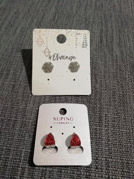 Náušnice bižutéria,