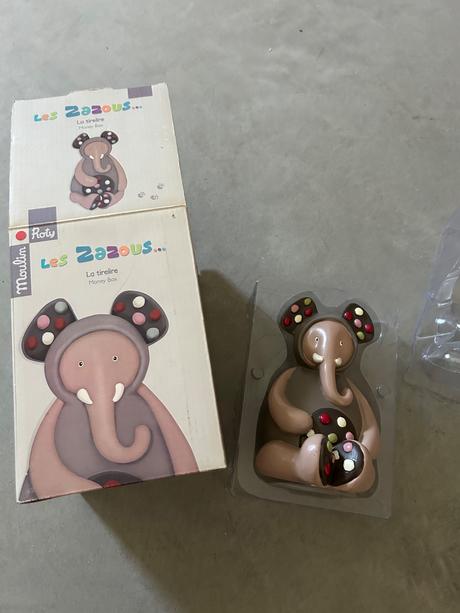 Moulin roty nova pokladnicka slonik,